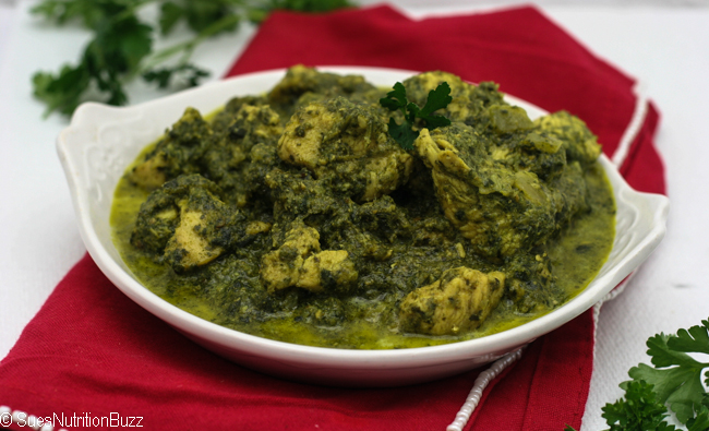 Boneless Chicken In Creamy Spinach Sauce #WeekdaySupper